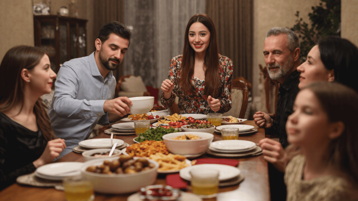 bayram yemeği aile