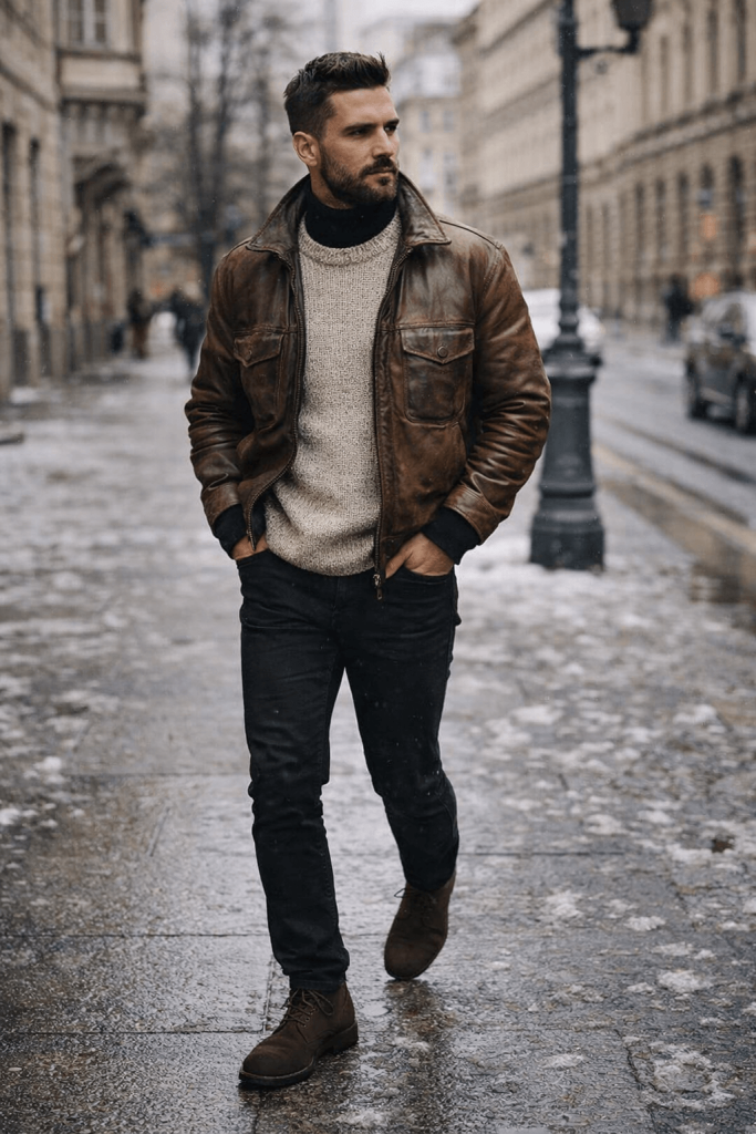 vintage deri ceket erkek